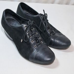 Rockport Oxford Wedge Booties in Black Size 9